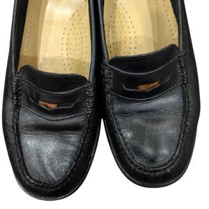Bass Weejuns Women's "Catherine" Penny Loafer Shoes Black Size 8.5